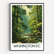 Washington Dc Modern Travel Poster
