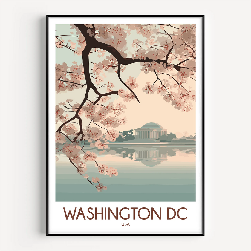 Washington Dc Souvenir Poster Print