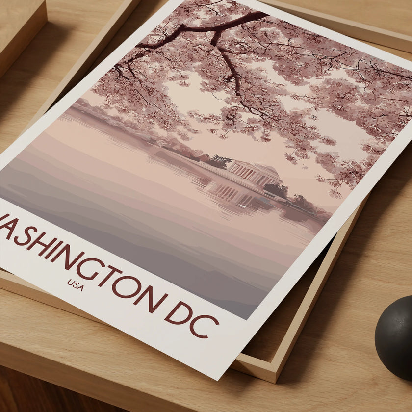 Washington Dc Vintage Style Print