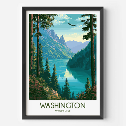 Washington Destination Art Gift