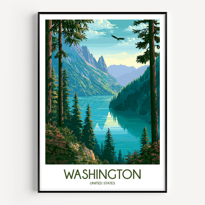 Washington Scenic Landscape Art