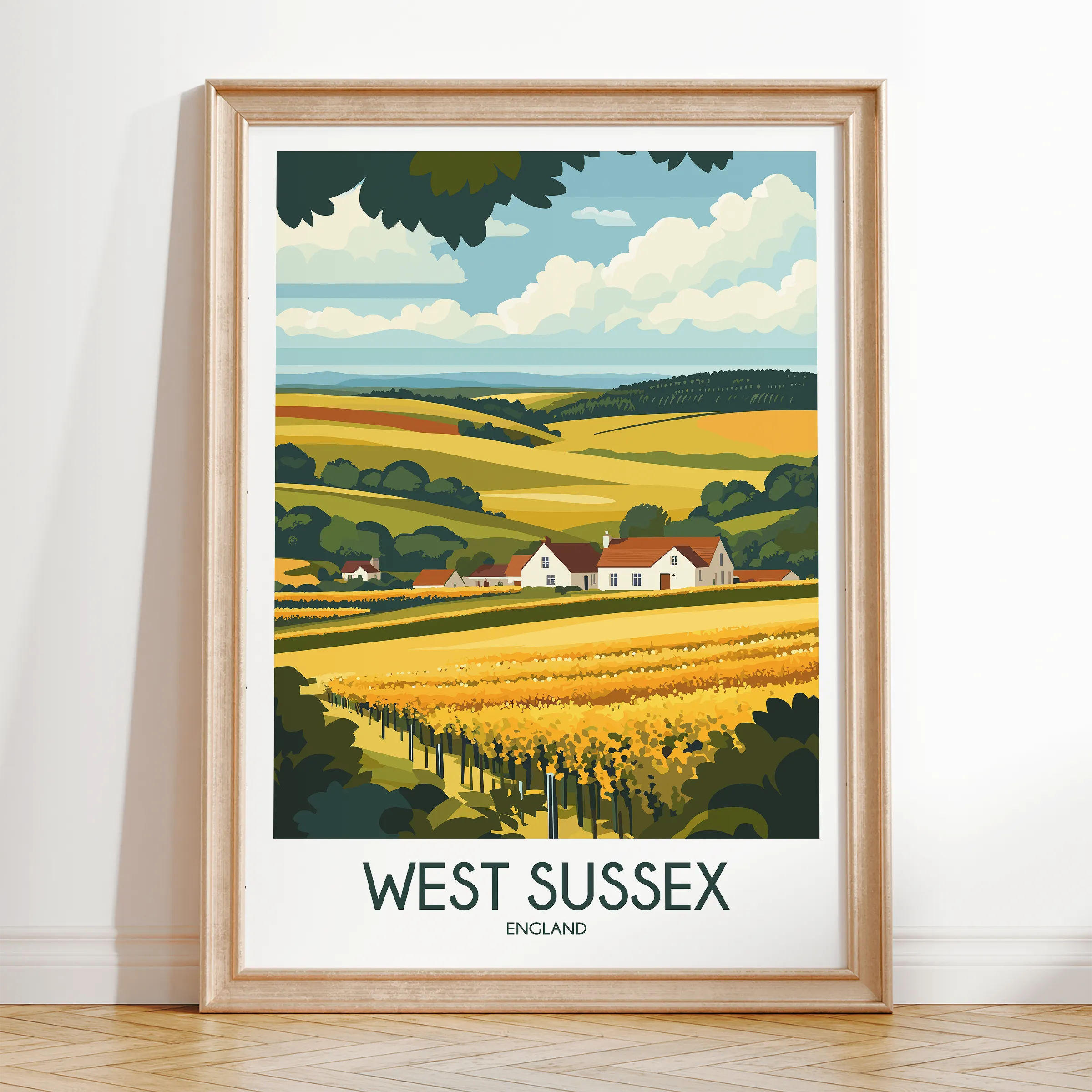 West Sussex Gallery Quality Print