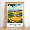 West Sussex Gallery Quality Print