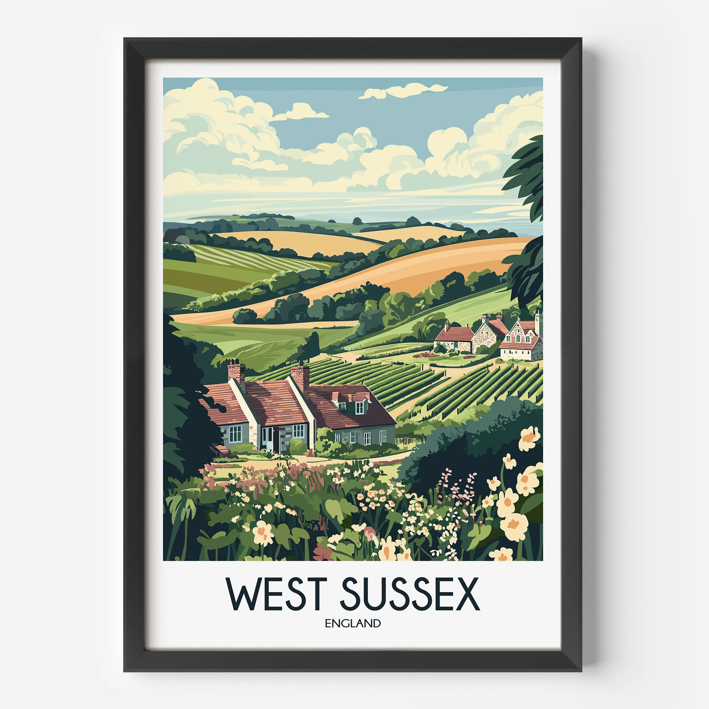 West Sussex Gallery Quality Print