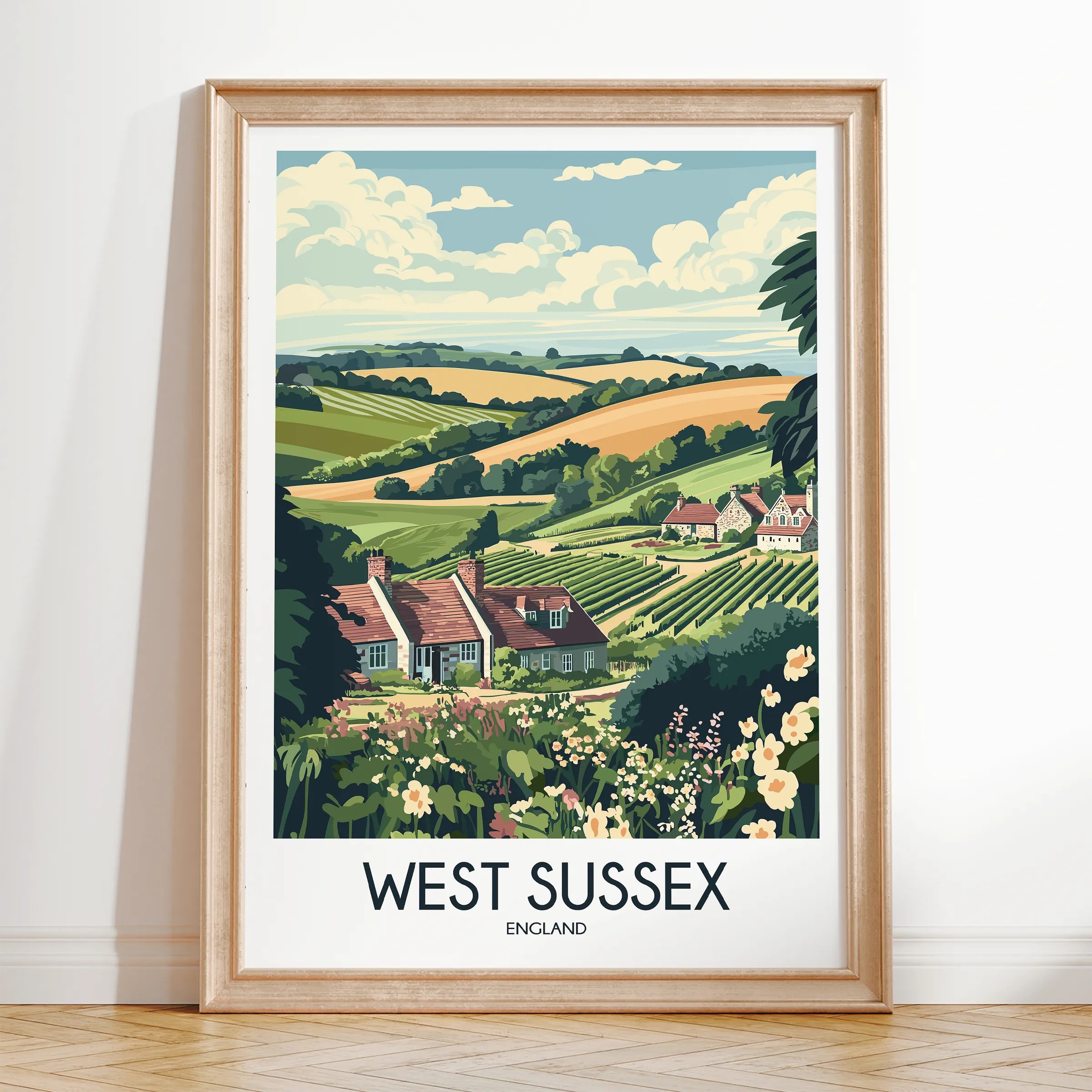 West Sussex Scenic Landscape Art