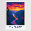 West Virginia Destination Art Gift