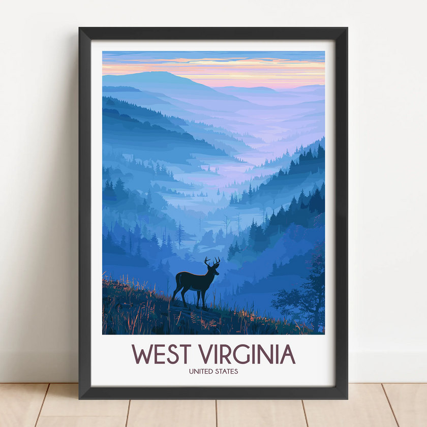West Virginia Gallery Quality Print