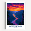 West Virginia Gallery Quality Print