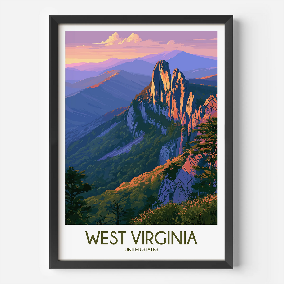 West Virginia Home Office Decor