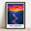 West Virginia Scenic Landscape Art
