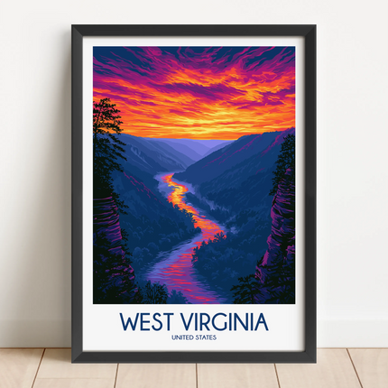 West Virginia Scenic Landscape Art