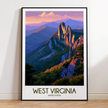 West Virginia Scenic Landscape Art