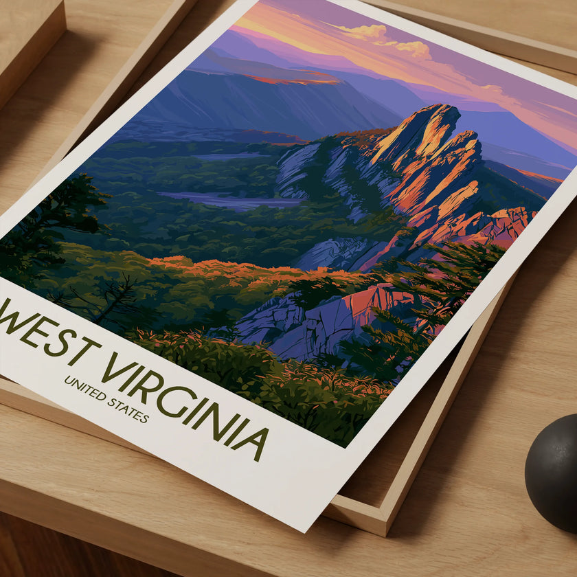West Virginia Travel Memory Gift