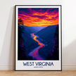 West Virginia Travel Memory Gift