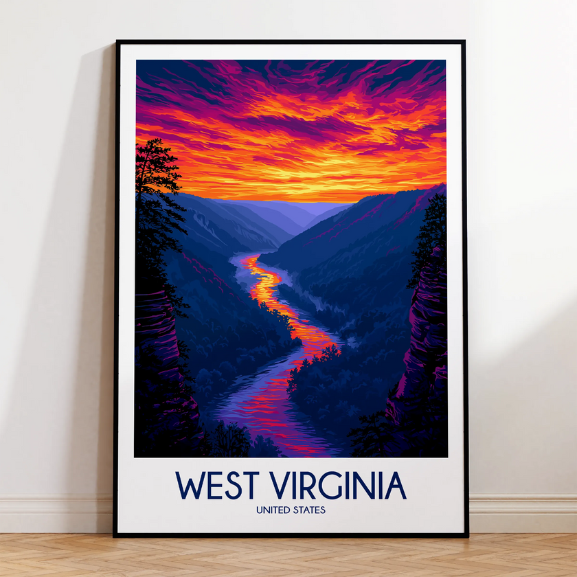 West Virginia Travel Memory Gift