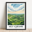 West Yorkshire Minimalist Wall Art
