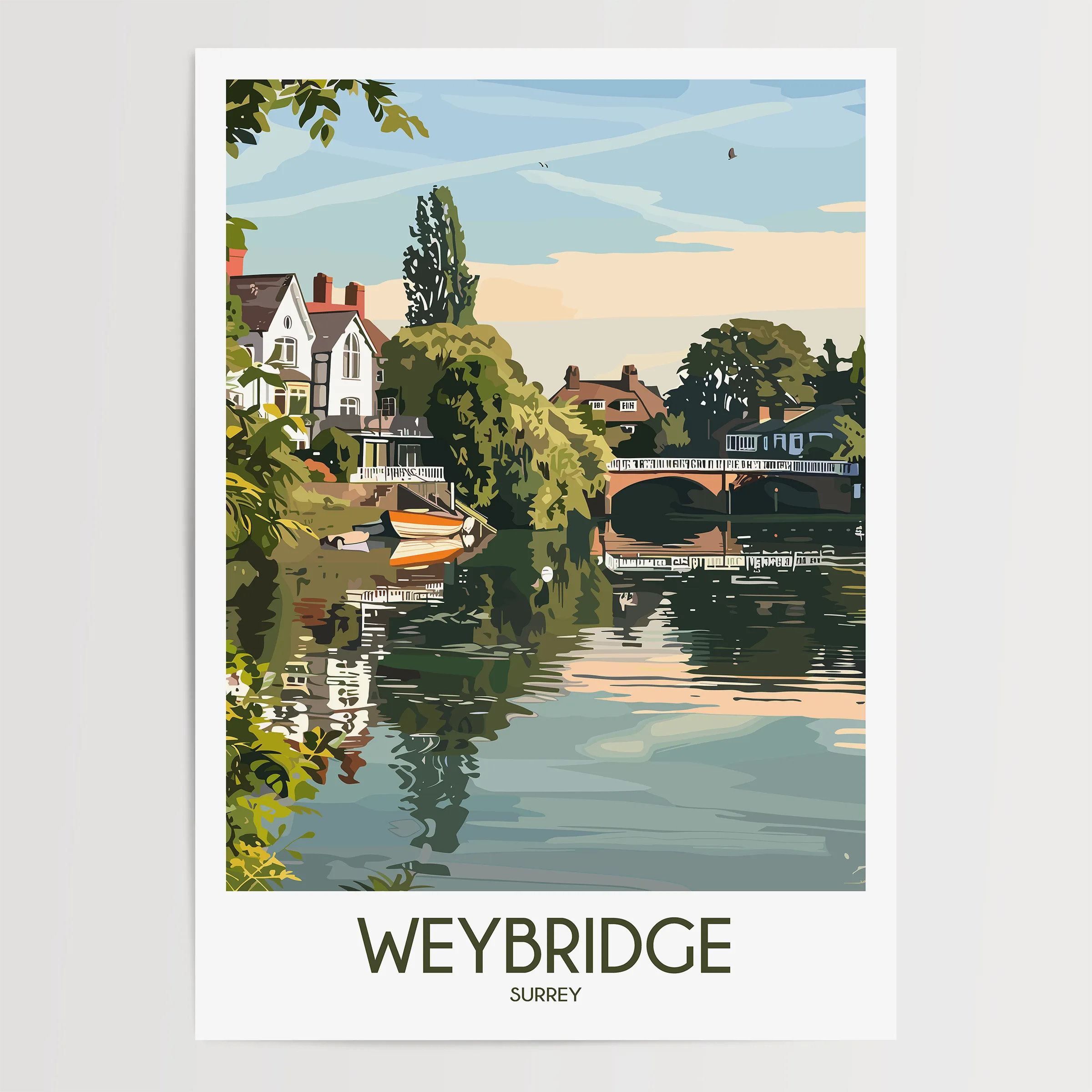 Weybridge Gallery Quality Print
