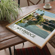 Weybridge Modern Travel Poster