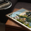 Weybridge Retro Travel Illustration