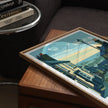 Whalley Vintage Style Print