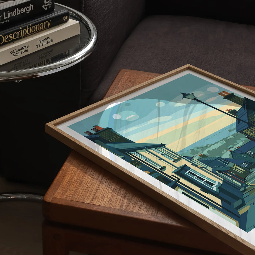 Whalley Vintage Style Print