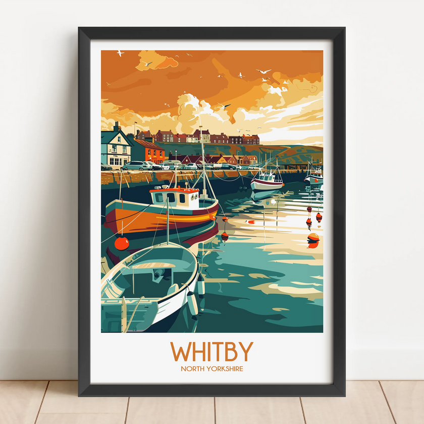 Whitby Destination Art Gift