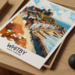 Whitby Modern Travel Poster