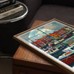 Whitby Retro Travel Illustration