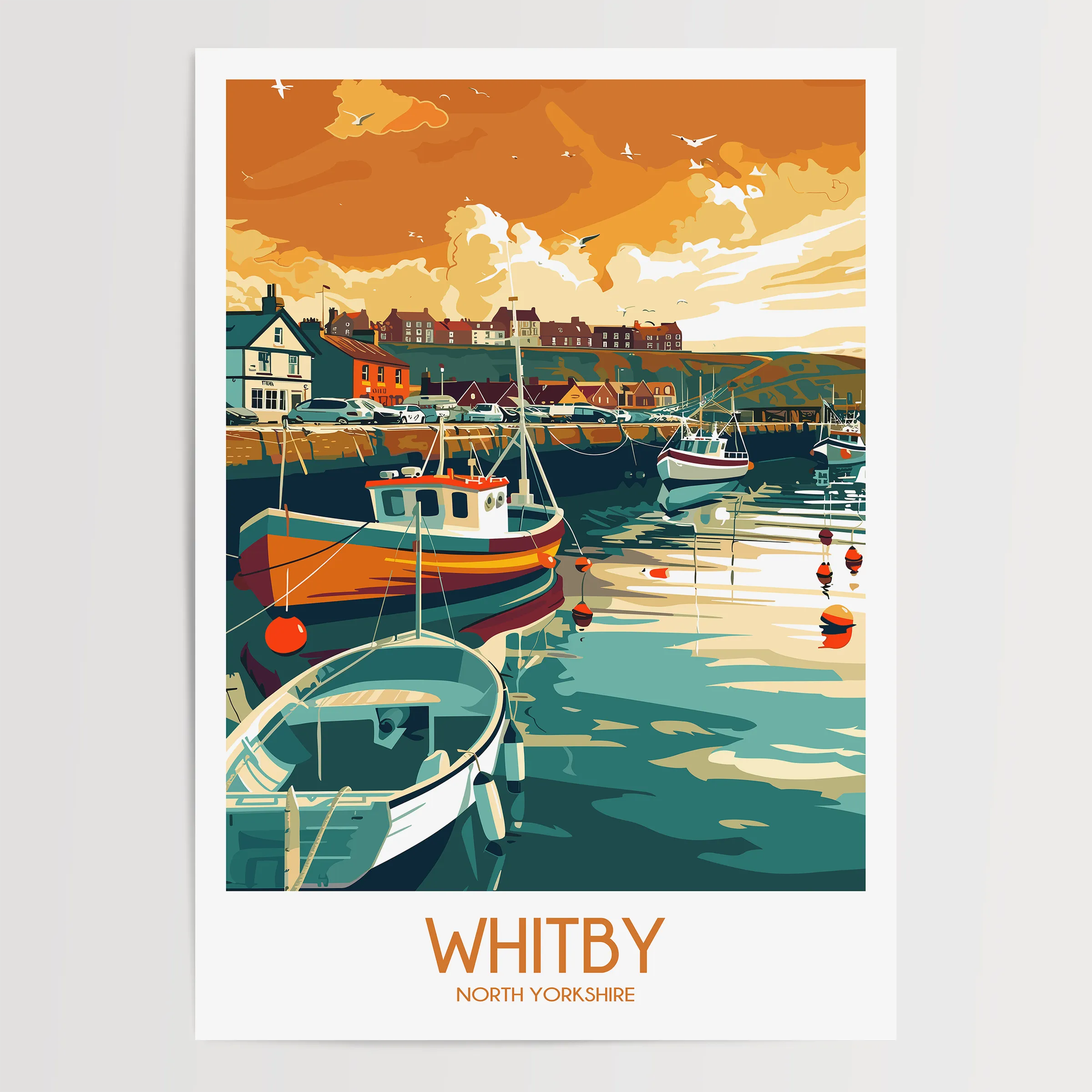 Whitby Souvenir Poster Print