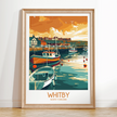 Whitby Vintage Style Print