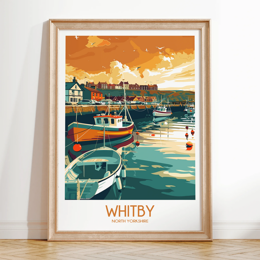 Whitby Vintage Style Print