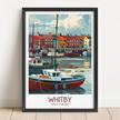 Whitby Vintage Style Print