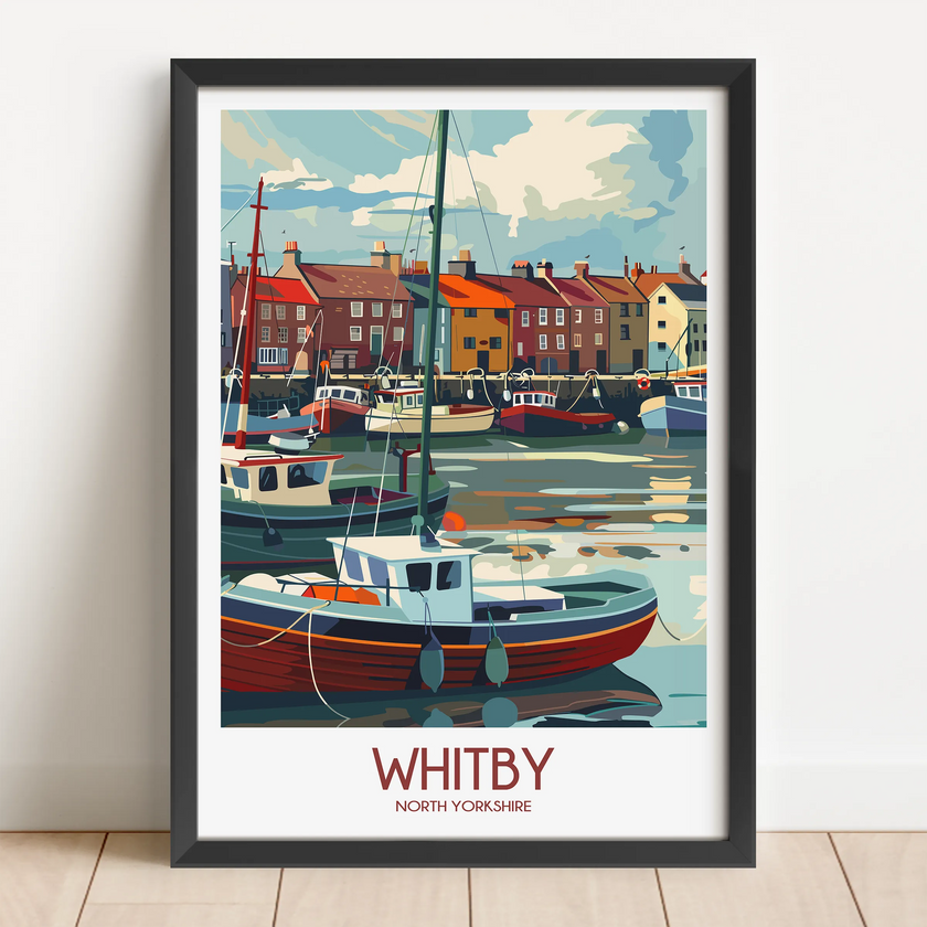 Whitby Vintage Style Print