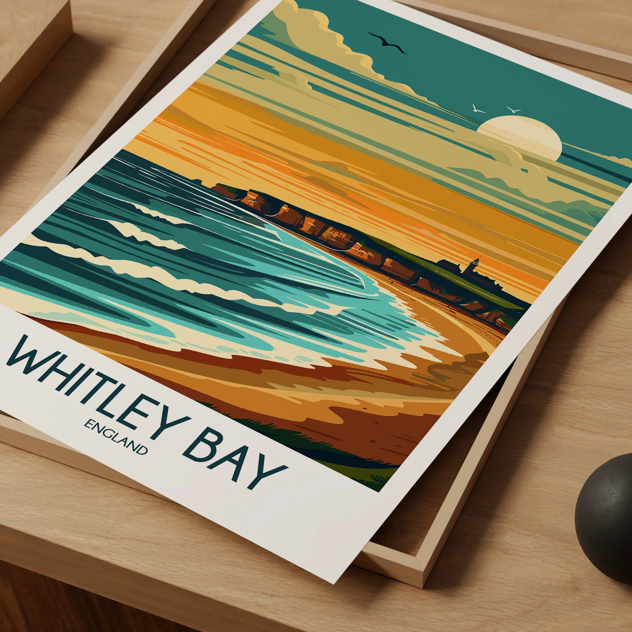 Whitley Bay Destination Art Gift
