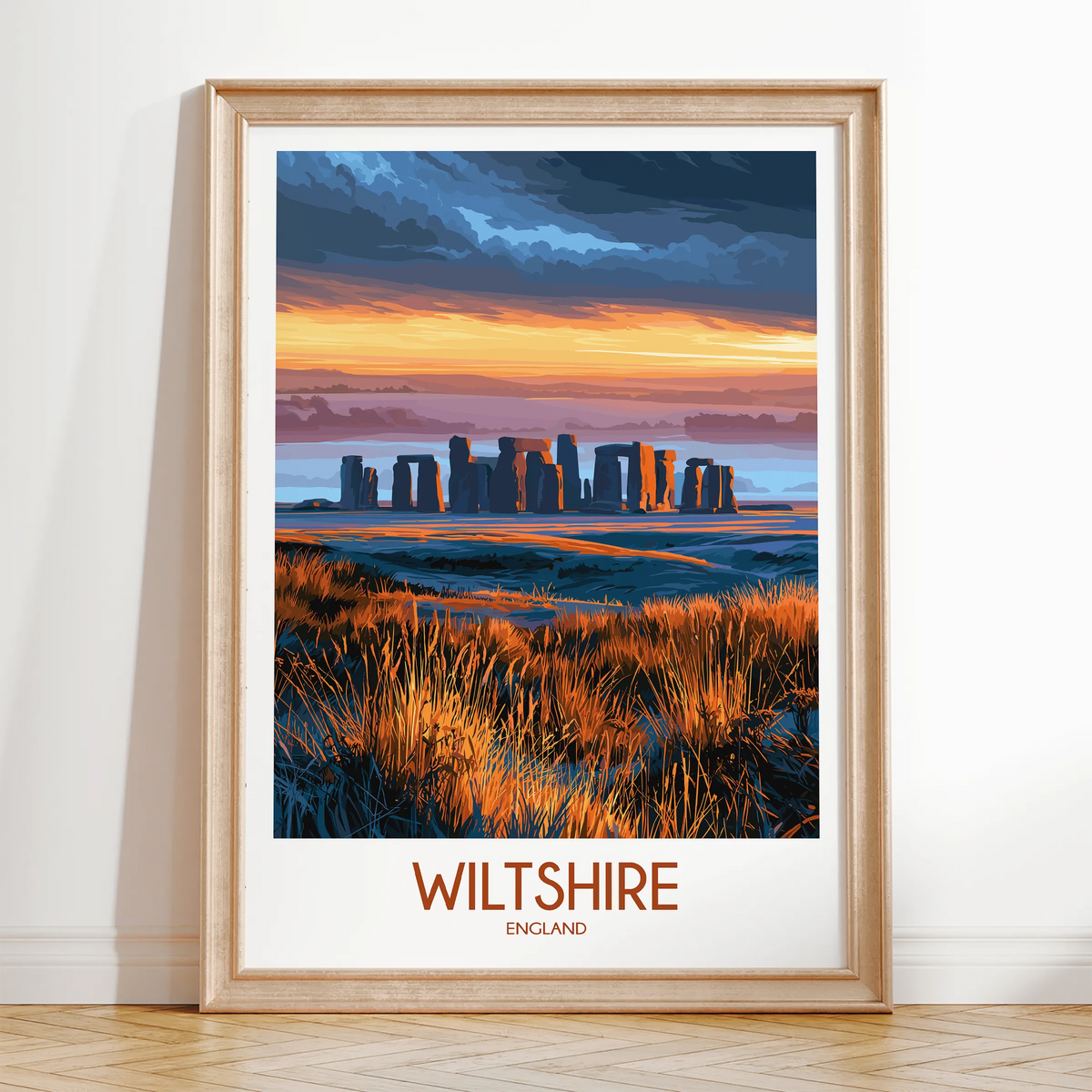 Wiltshire Destination Art Gift