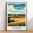 Wiltshire Destination Art Gift