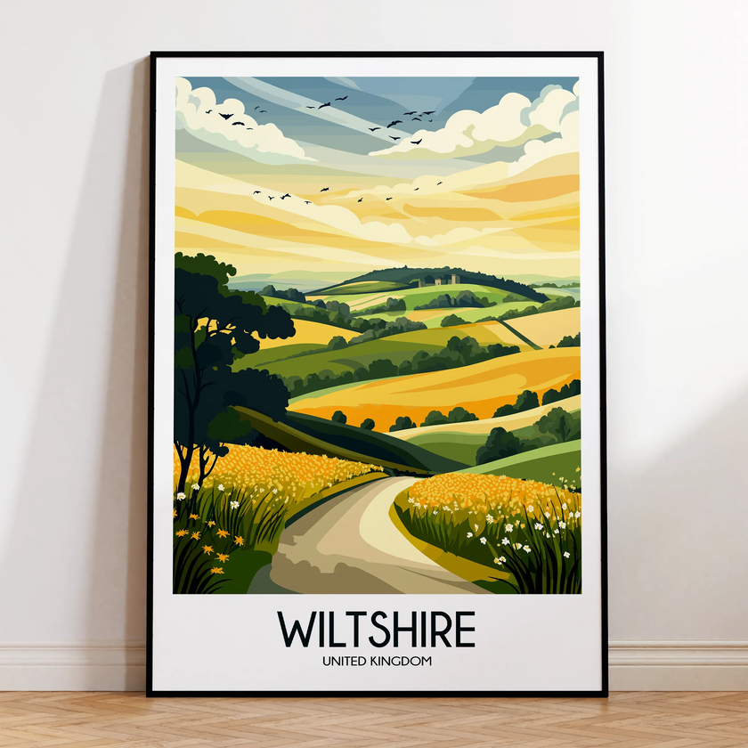 Wiltshire Destination Art Gift