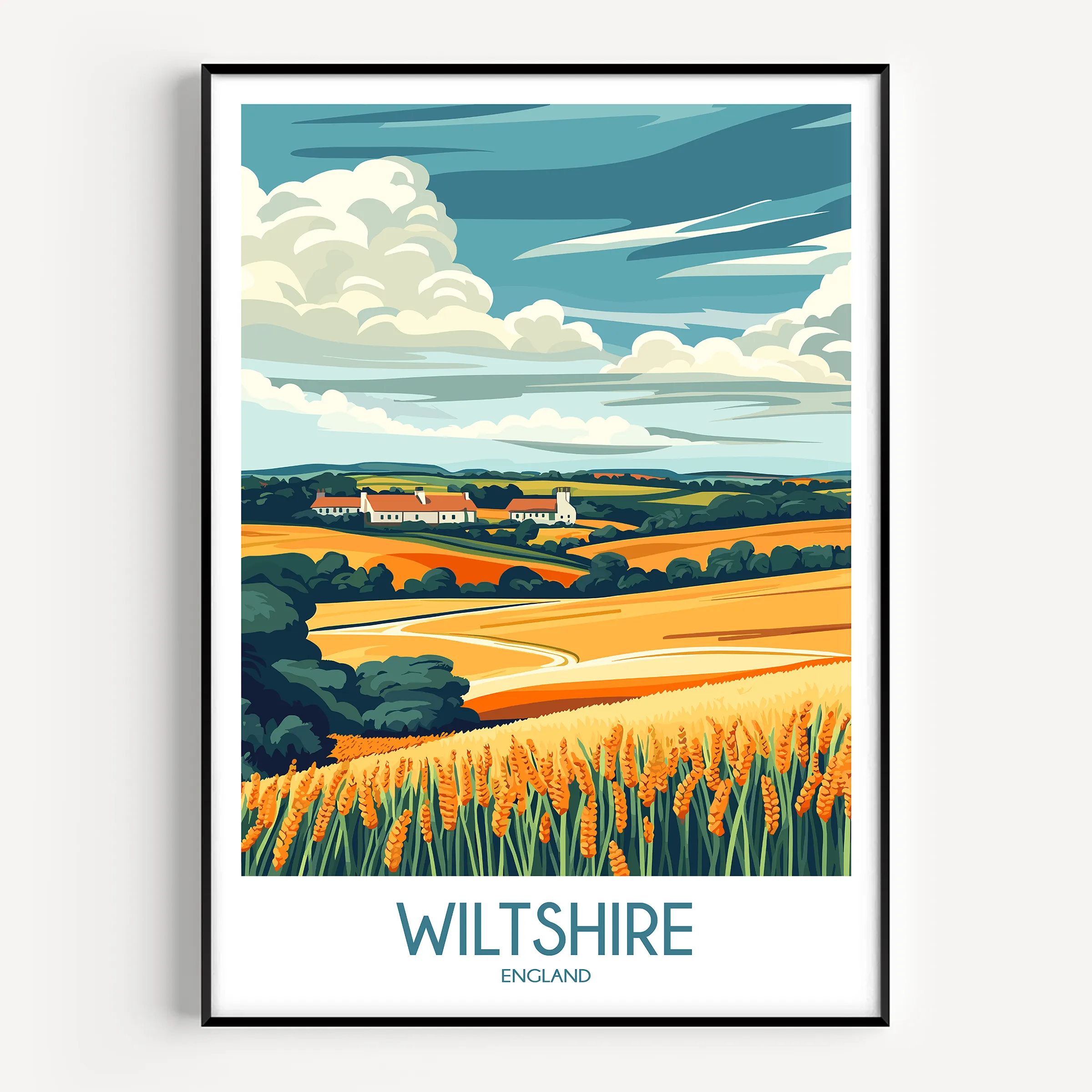 Wiltshire Minimalist Wall Art