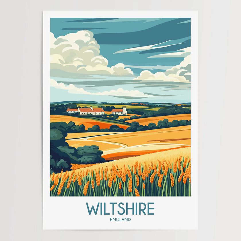 Wiltshire Scenic Landscape Art