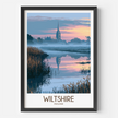 Wiltshire Souvenir Poster Print