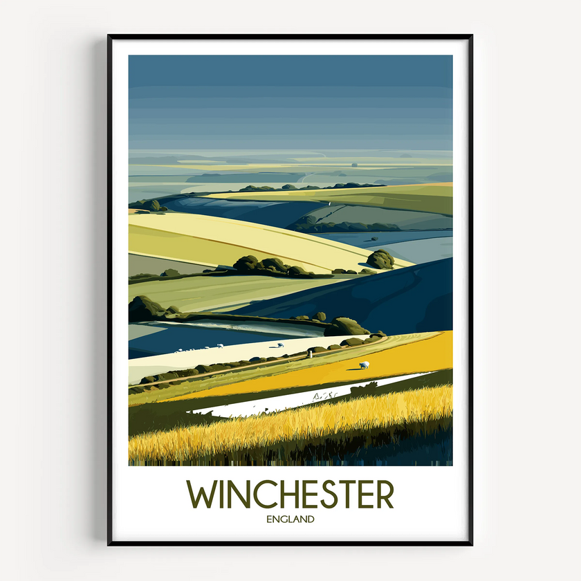 Winchester Vintage Style Print