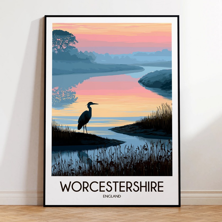 Worcestershire Destination Art Gift