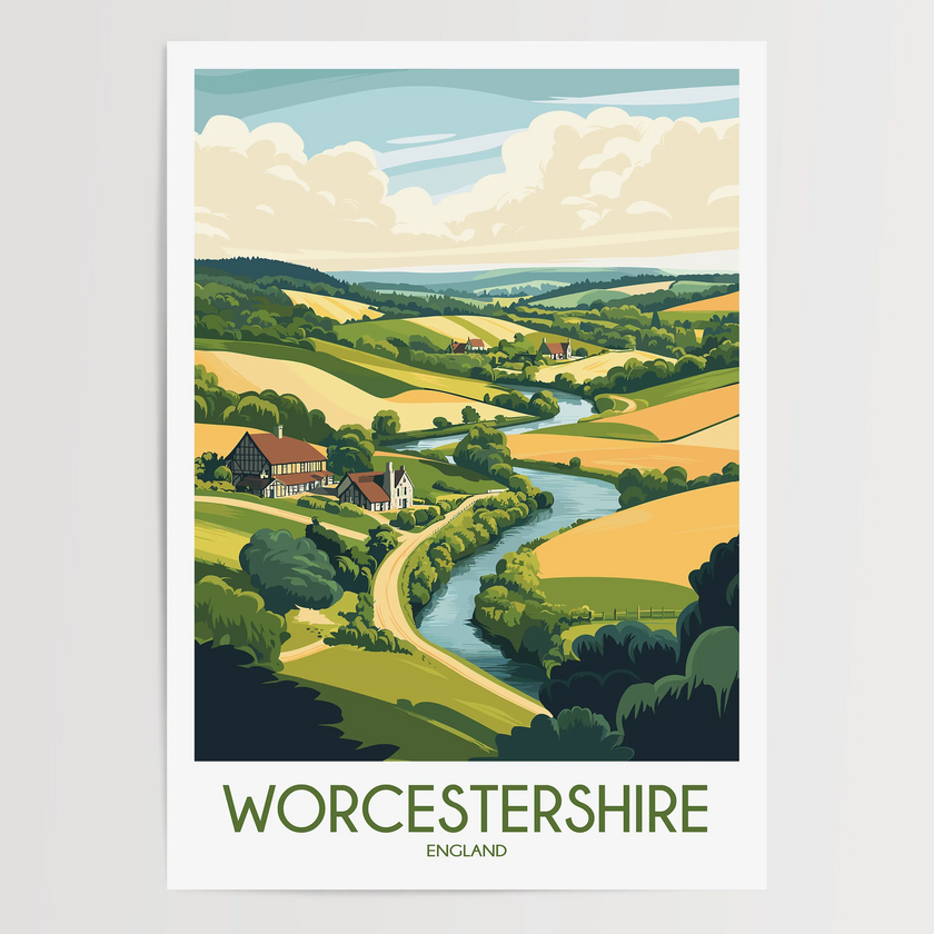 Worcestershire Gallery Quality Print