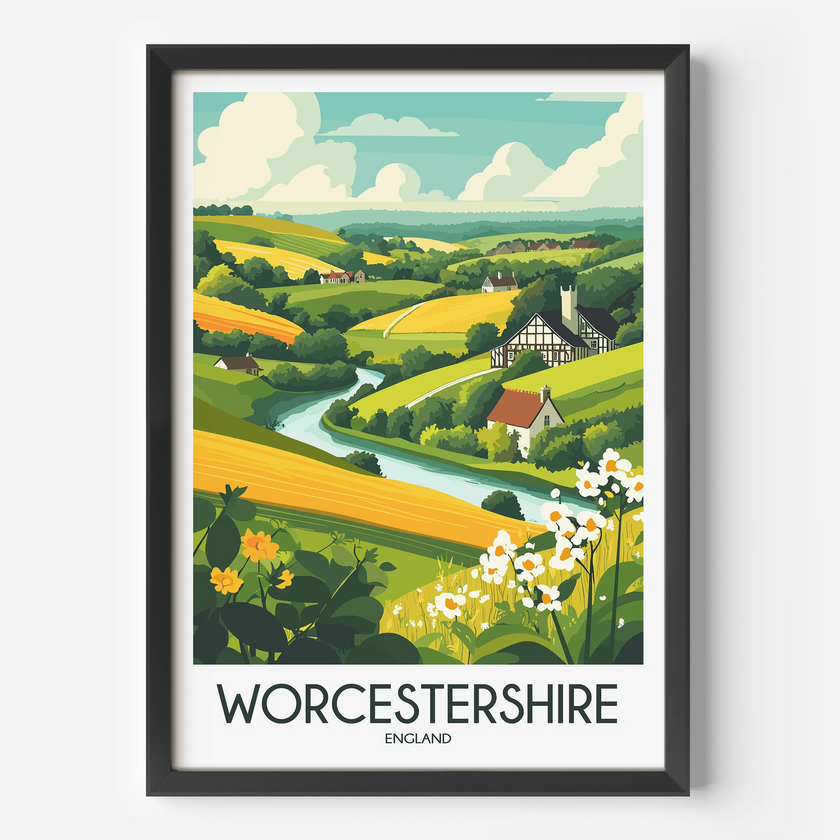 Worcestershire Gallery Quality Print