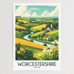 Worcestershire Minimalist Wall Art