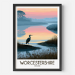 Worcestershire Minimalist Wall Art