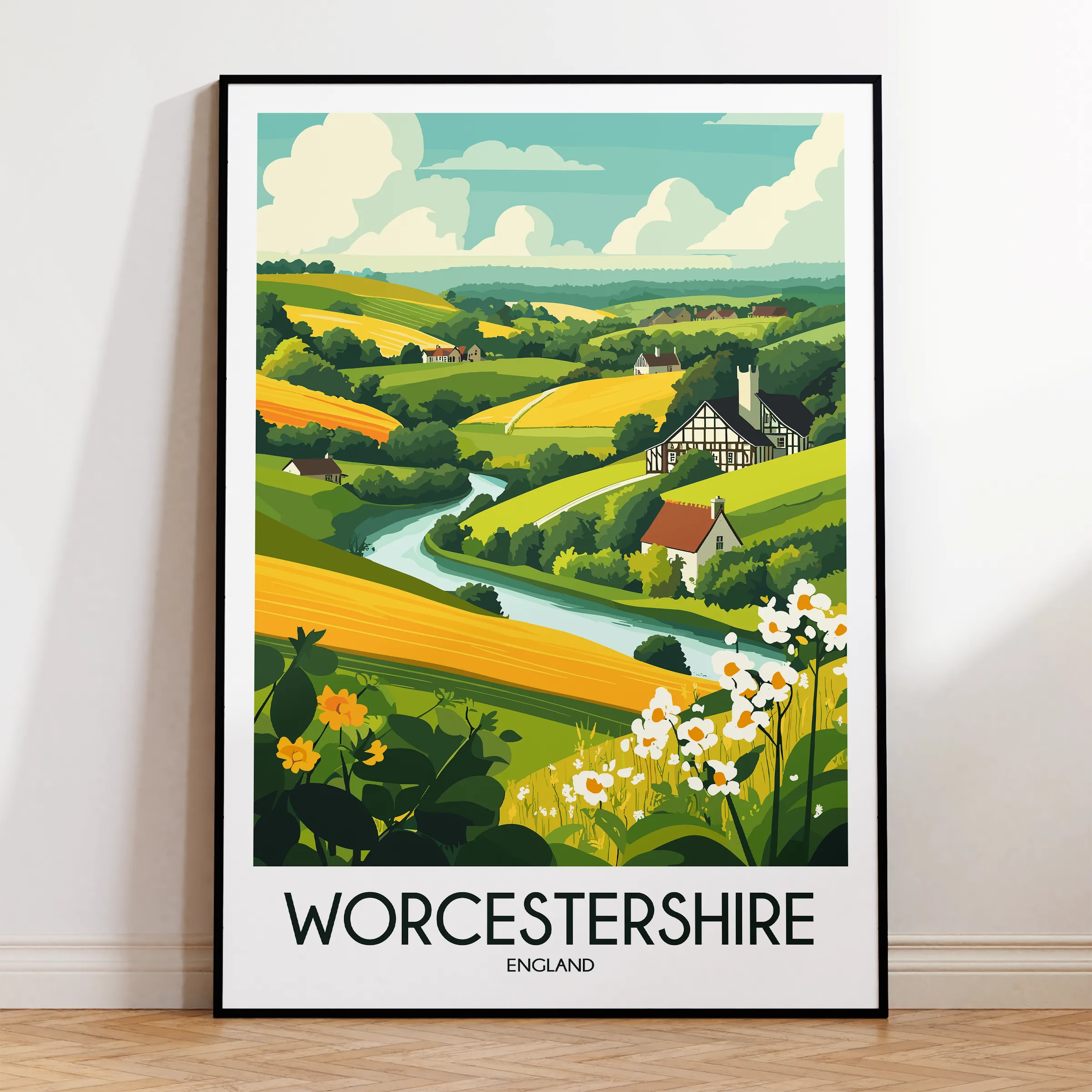 Worcestershire Scenic Landscape Art