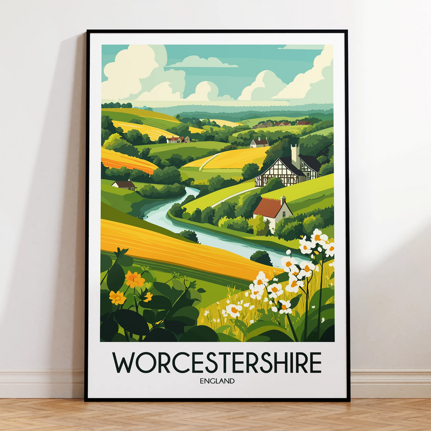 Worcestershire Scenic Landscape Art