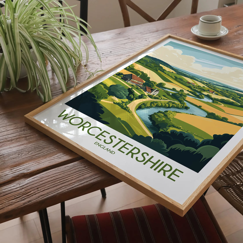 Worcestershire Travel Memory Gift