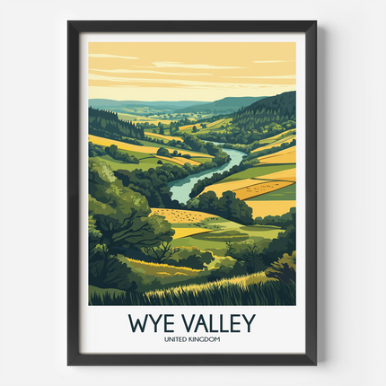 Wye Valley Minimalist Wall Art